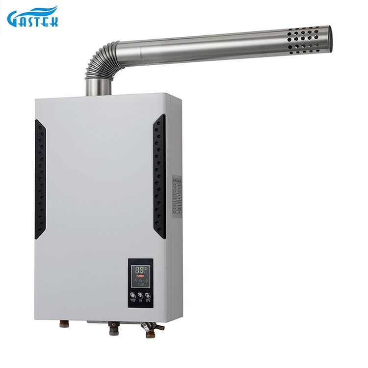 Ισορροπημένη οθόνη αφής Turbo Hot Shower LPG λέβητα εξαναγκασμένου θερμοσίφωνα καυσαερίων